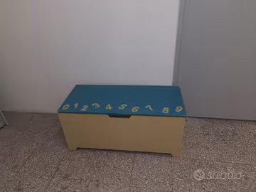 cassapanca contenitore per giochi 