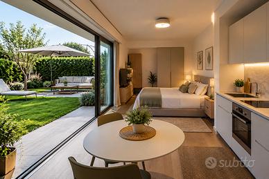 MONOLOCALE CON GIARDINO A ZEVIO