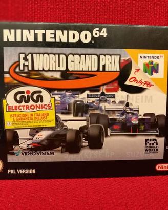 F-1 WORLD GRAND PRIX - NINTENDO 64 - COMPLETO