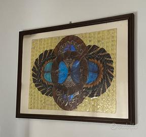 Quadro con ali di farfalla – Opera decorativa