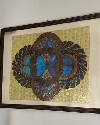 Quadro con ali di farfalla – Opera decorativa