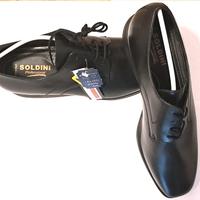 Scarpe nere basse uomo "Soldini"