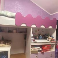 Cameretta con letto a castello