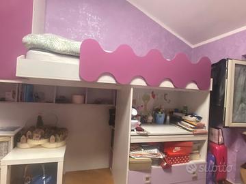 Cameretta con letto a castello