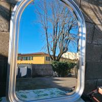  specchiera ovale con cornice in stile antico,