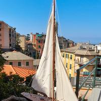 Modellino di barca a vela