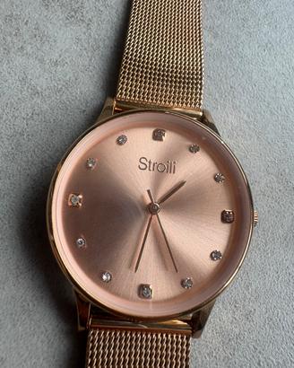 Orologio al quarzo rosa stroili
