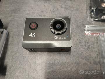 Action Cam X6 Ultra HD 4K WiFi + Accessori