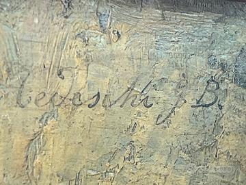 Antico dipinto PRIMI DEL 900 firmato