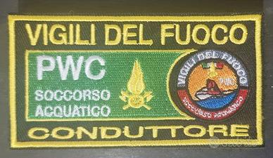 VIGILI DEL FUOCO PATCH RICAMATA PWC CONDUTTORE