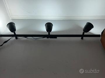 Combo 3 lampade Ikea-nero opaco