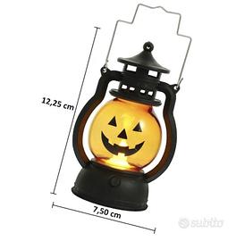 N.5 Lanterne Zucca Halloween a LEDLuce decorativa