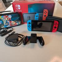 Nintendo Switch Neon completa (dock + scatola)