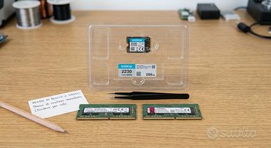 Componenti hardware PC  SSD+RAM