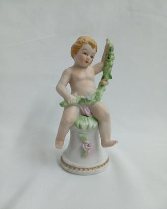 Statuetta vintage Capodimonte quattro stagioni