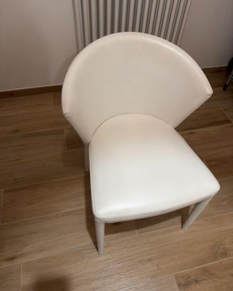 Sedia in pelle calligaris