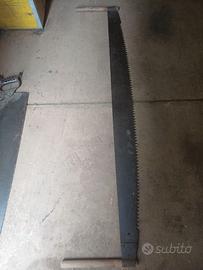 Vecchia sega  grande da falegname a 2 mani