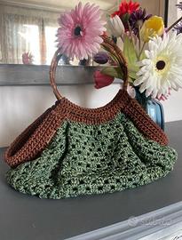 Borsa handmade all'uncinetto 3