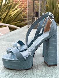 Sandali azzurri ASOS nuovi – effetto cocco