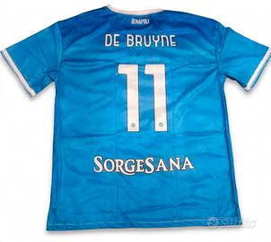 maglietta Napoli De Bruyne taglia L