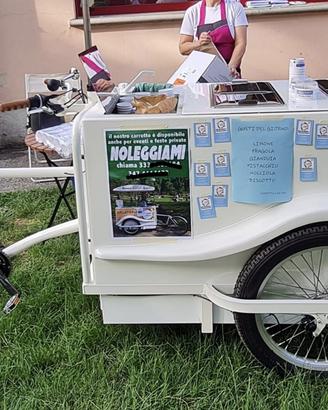 Carretto bicicletta gelati food truck cold hot