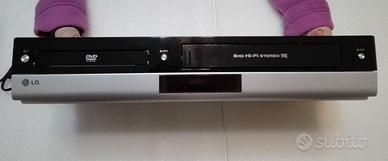 Lettore LG V-190 COMBO DVD/VHS 6 TESTINE Stereo