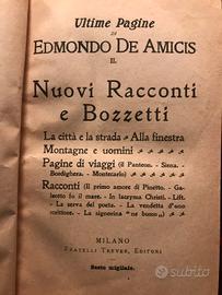 Edmondo De Amicis Racconti e Bozzetti