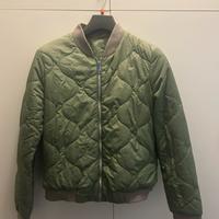 Bomberino verde trapuntato