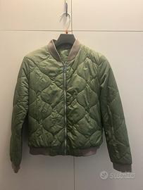 Bomberino verde trapuntato