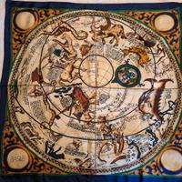 2 Foulard Basile 100% Seta - 80x85cm