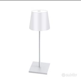 Decor Lampada da tavolo a LED Ricaricabile Bianca