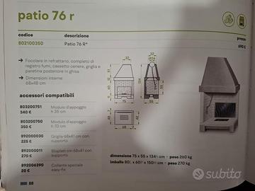 camino Palazetti patio 76 r