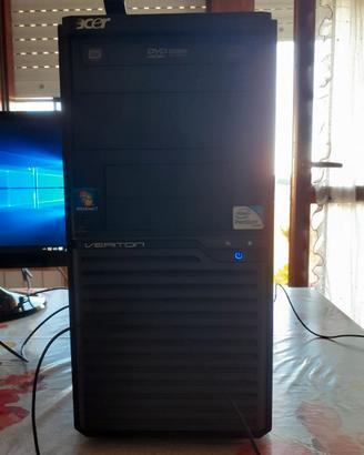 Pc fisso Acer veriton-Monitor. tastiera,mouse.