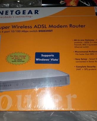 Netgear Wireless-G Wifi Router DG834G ADSL2+