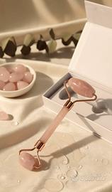 Massaggiatore facciale in Quarzo Rosa (nuovo)