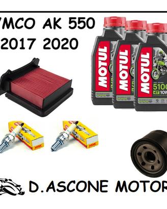TAGLIANDO AK 550 17-20 MOTUL 5100
