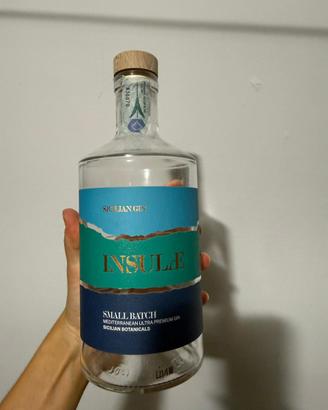 Bottiglia vuota Gin Insulae