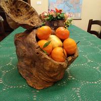 Contenitore in legno fatto a mano