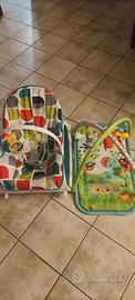 Sdraietta e palestrina Fisher Price