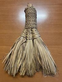 Scopetta vegetale in foglie di palma nana