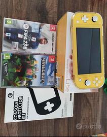 Nintendo Switch Lite+Fifa2023+Minecraft+cover