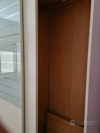 armadio con porte scorrevoli n.b rotta compensato