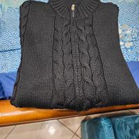 Maglione donna di lana nero taglia 52 Ennio Ricci 