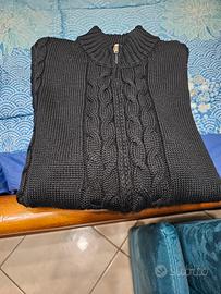 Maglione donna di lana nero taglia 52 Ennio Ricci 