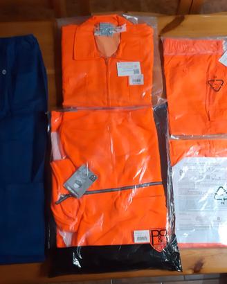 TUTA, FELPA, BERMUDA ALTA VISIBILITA' DA LAVORO