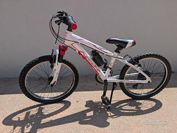 Bici MTB 20'' ammortizzata Mountain Bike 6-9 anni