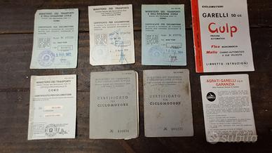 LIBRETTI MOTORINI EPOCA