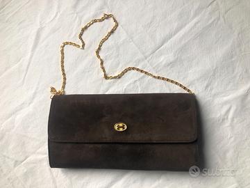 Pochette marrone vintage 