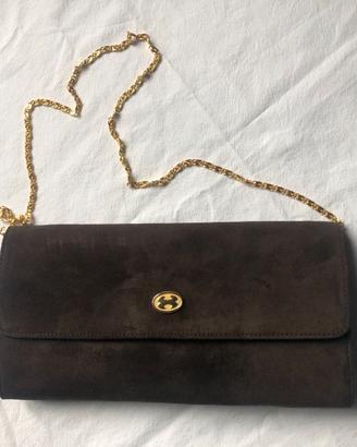 Pochette marrone vintage 