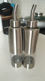 Berghoff set olio aceto acciaio